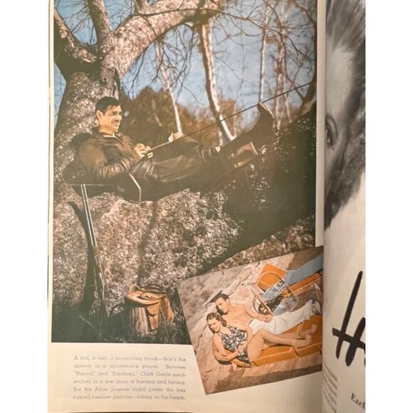 1937 Photoplay Claudette Colbert Magazine Hollywood Jean Harlow Clark Gable - Picture 3 of 8